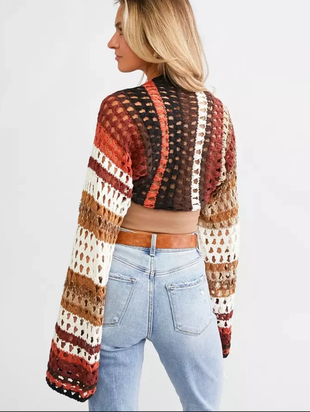 Free People Gia Crochet Shrug - Picture 3 of 8